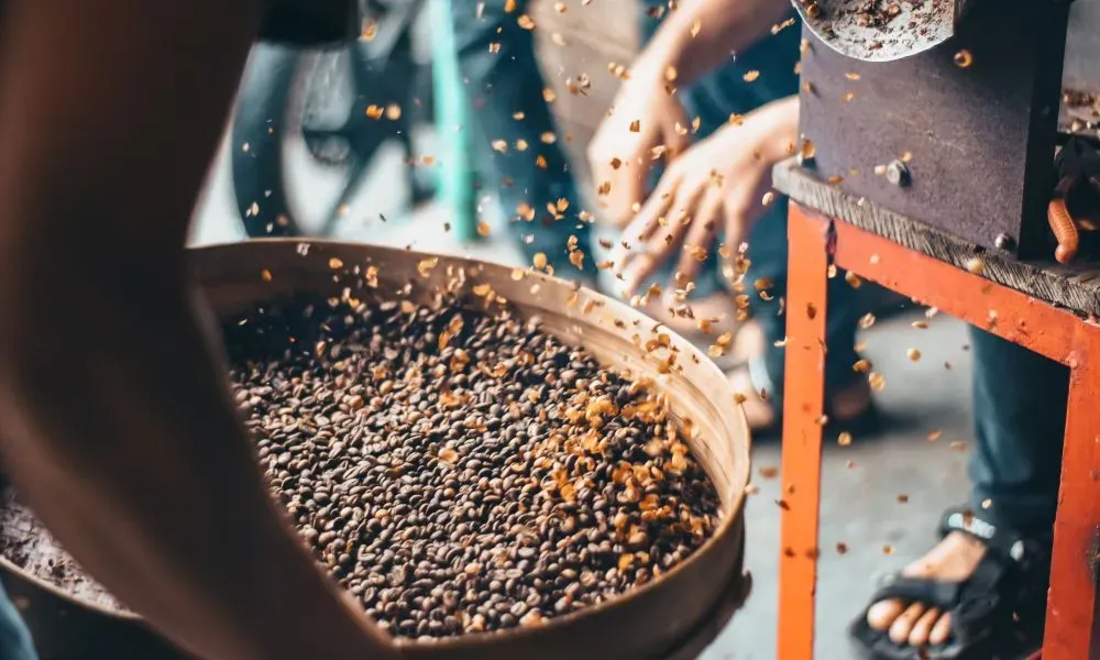 Coffee Chaff Debris From Mtpak